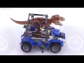 LEGO Jurassic World T. rex Tracker review! set 75918