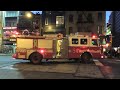 FDNY Engine 54 Returning To Its Quarters & Backing Into Its Bay