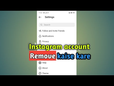 Remove Instagram account from other device Remove Instagram account from other device