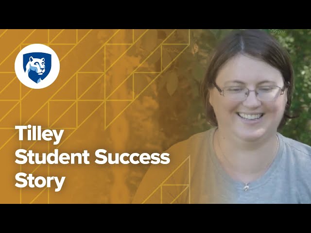 Watch Why I'm Earning My Degree Online with Penn State World Campus: Carrie Tilley's Story on YouTube.