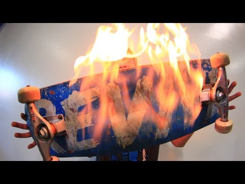 TEFLON SPRAY WAX TEST (EXTREMELY FLAMMABLE)