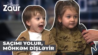 Həmin Zaur | Balaca Melisa və Anzorun şirinliyi hər kəsi güldürdü | Bunlar məni 