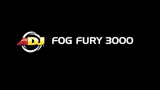ADJ Fog Fury 3000 - Constant Output
