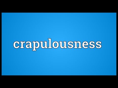 Header of crapulousness