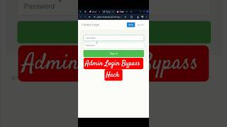 How To Hackers Byp Admin Login