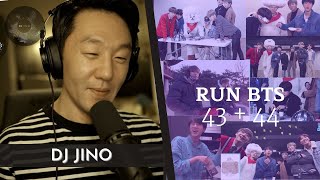 DJ REACTION to KPOP - RUN BTS 43 & 44