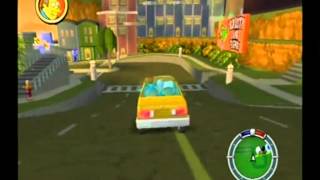Simpsons Hit & Run Walkthrough Level 3 - All Cards, Outfits, Wasp Cameras And Gags 13