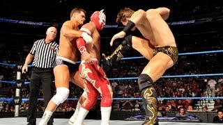Rey Mysterio & Sin Cara Vs. The Miz & Cody Rhodes