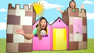 DIY BOX FORT CASTLE!! DIY BOX FORT CASTLE!!