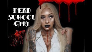 DEAD SCHOOL GIRL HALLOWEEN TUTORIAL