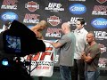 Ufc 117 weigh in thiago alves strips naked in front of