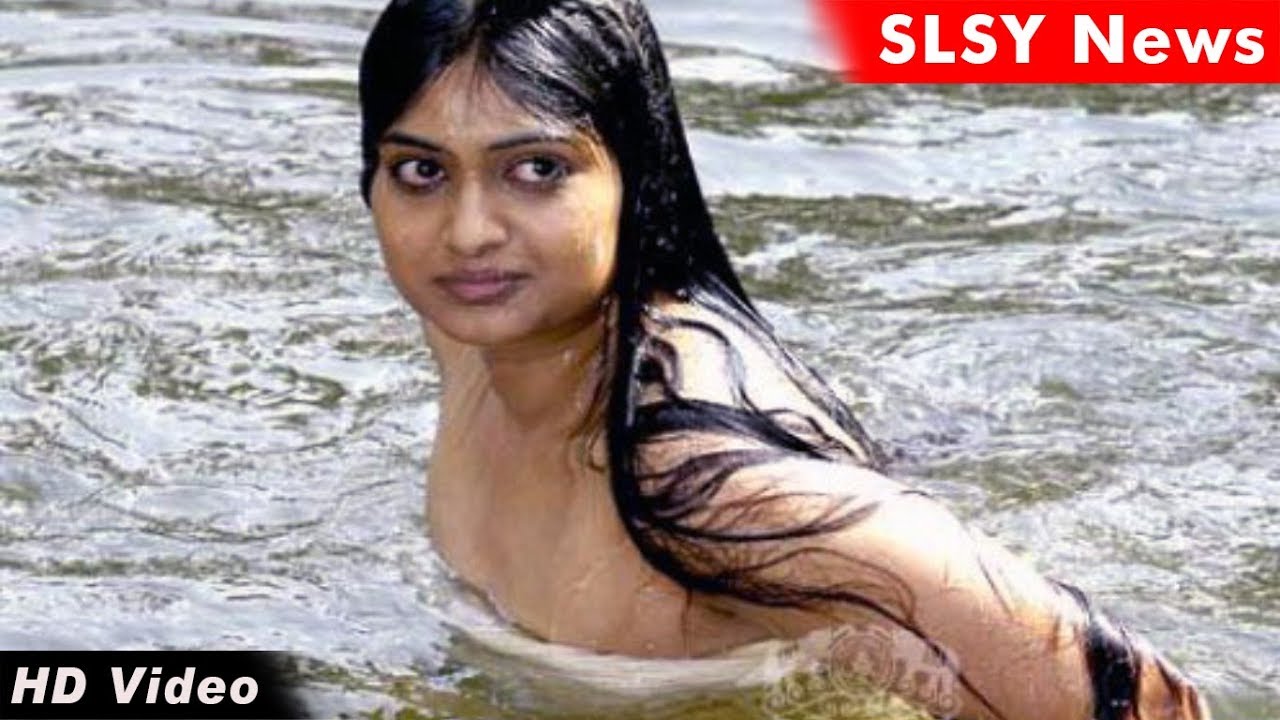 Indian girl bath scene
