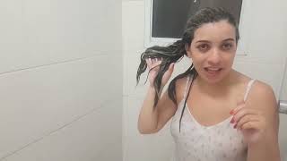 lavar o cabelo | Rinsing the hair | See through top