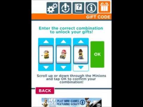 Minion Rush Gift Codes