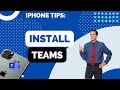 How to Install and Create Account on Microsoft Teams for iPhone