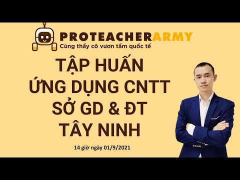 Tập huấn Sở GD và ĐT Tây Ninh
