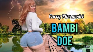 I'm Bambi Doe 💯 Trending Curvy Plus Size Model | Body Positive | Biography,Wiki