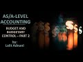 AS/A Level Accounting - Budgets - Part 2 (Cash Budget)