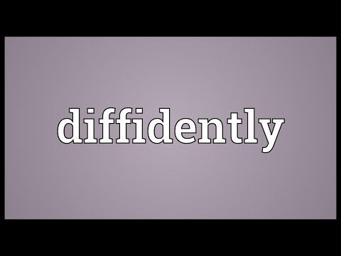 Header of diffidently