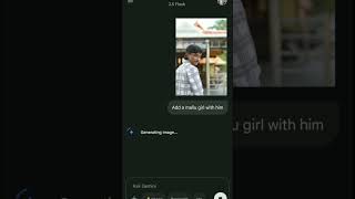 Gemini Editing Photo Add A Mallu Girl With Him Prompt