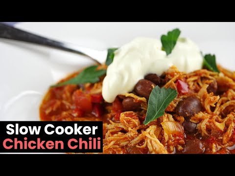 VIDEO : incredible slow cooker chicken chili - this video goes through the steps to making an incrediblethis video goes through the steps to making an incredibleslow cookerchickenthis video goes through the steps to making an incredibleth ...