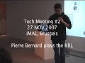 Pierre Bernard plays the KRL