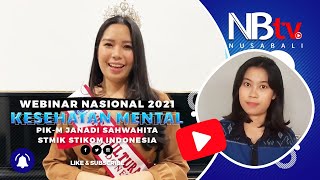 Miss Cultural Tourism Indonesia 2020 Berbagi Pentingnya Kesehatan Mental Untuk Generasi Muda