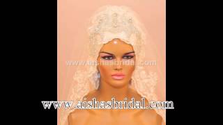 Hazır Gelin Türbanı - Ready To Wear Bridal Hijab