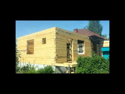 Как сделать пристройку из бруса к деревянному дому своими руками 31