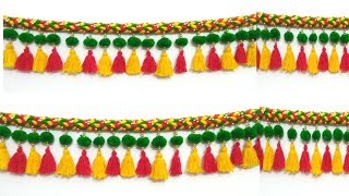 Diy Easy Door Toranwoolen Wall Hanging Torantoran Making Craft Decoration Ideaswool Haniging