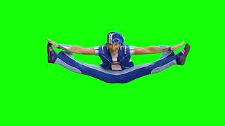 Lazytown Sportacus Moves Green Screen