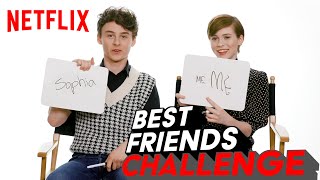 Wyatt Oleff And Sophia Lillis Bff Test I Am Not Okay With This Netflix