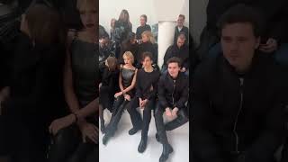 Angèle, Sebastian Croft And Brooklyn Beckham At Courrèges Pfw