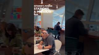This Is The Centurion Lounge At Dfw Airport. Get Yourself An Amex Or A Travel Buddy With One