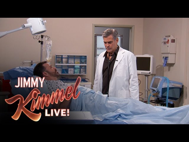George Clooney And Jimmy Kimmel Recreate E.R. - Video