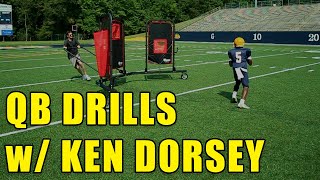 Ken Dorsey - Quarterback Passing Drills