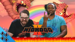 KINDA FUNNY's GREG MILLER takes Austin Creed to his limit in NIDHOGG 2!!! - Special Guest Savepoint