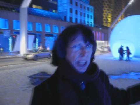 Montreal Sinkhole on Family Christmas In Montreal Quebec Canada 2010   Part 1