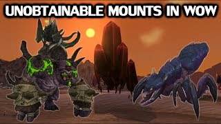 Every Unobtainable Mount In World Of Warcraft