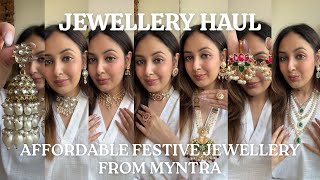 13 Stunning Jewellery Sets Under 1200 From Myntra Affordable Festive Jewellery Haul 2025