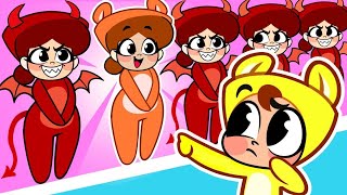 Angel Vs Demon Mom Where Is My Mom? Real Mom Vs Copycat Cartoon For Kids