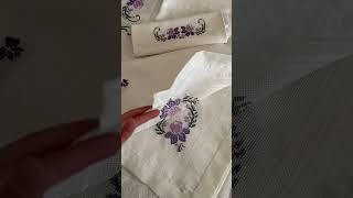 Kanaviçe Etamin Bohça Seti