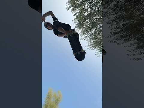 A Different Perspective Of Alessandro Mazzara Flying High In Rome, Italy