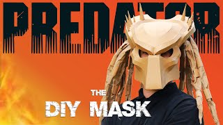 Diy Predator Mask Make It Yourself From Cardboard Or Eva Foam Halloween Costume Idea