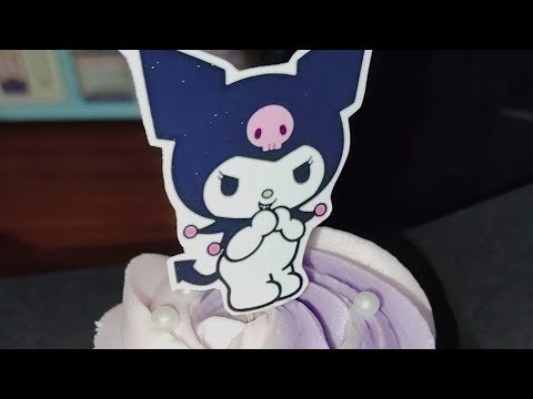 ASMR || 3:31 Minutes Satisfying with Unboxing Cute Kuromi Cupcake 🧁🧁with cute Kuromi keychain ASMR || 3:31 Minutes Satisfying with Unboxing Cute Kuromi Cupcake 🧁🧁with cute Kuromi keychain