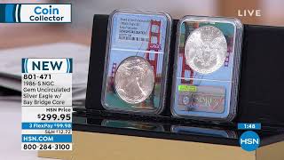 1986 Ngc Gem Uncirculated Silver Eagle Wsan Francisco B...