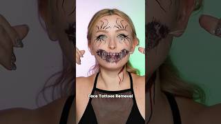 Removing My Halloween Face Tattoos