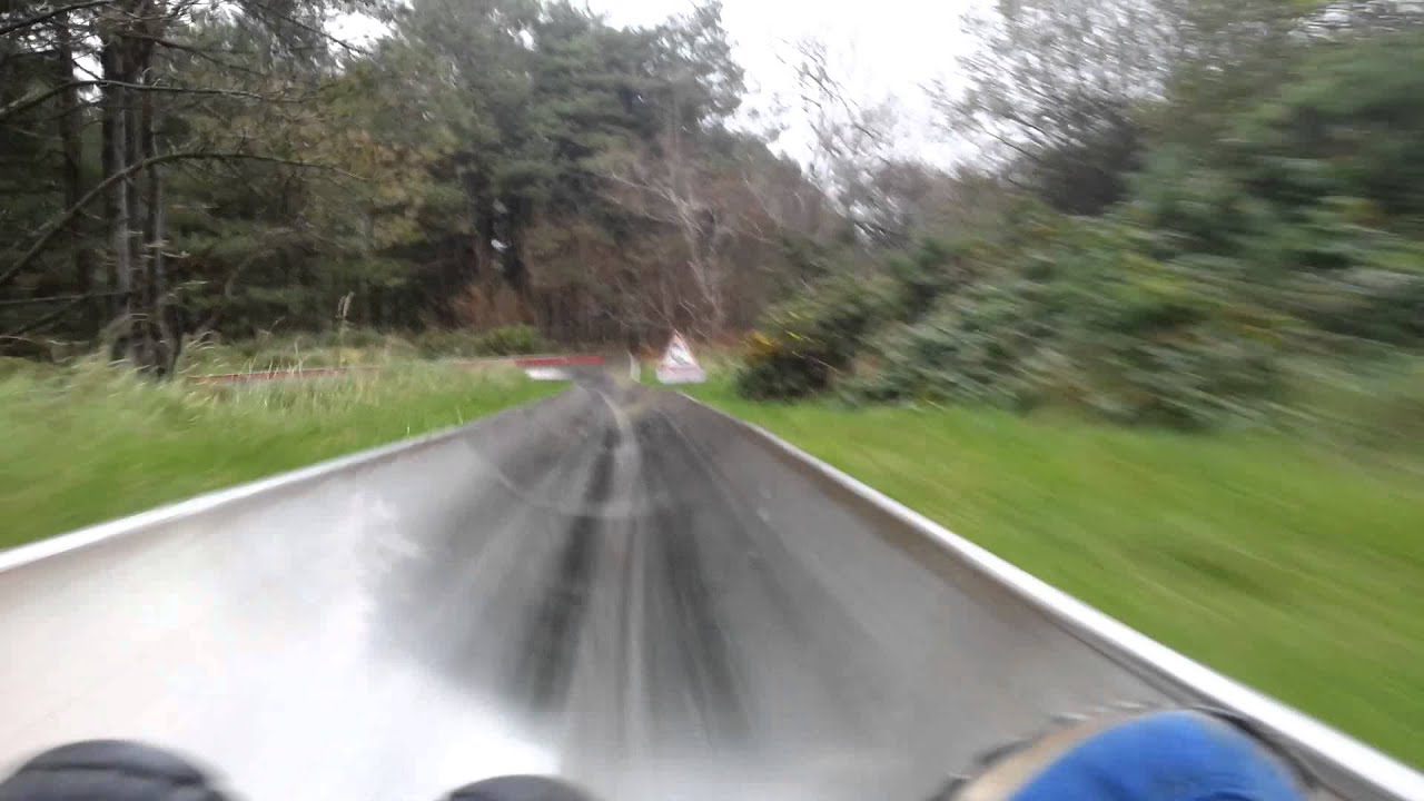 Toboggan Run Wales YouTube