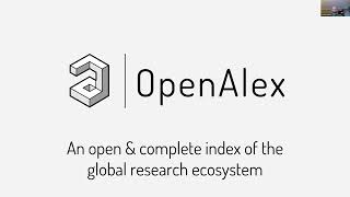 Introducing Openalex: An Open And Comprehensive Catalog Of Scholarly Works, Authors, Institutions
