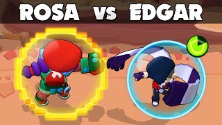 🤜 EDGAR 1vs1 ROSA 🤛 Brawl Stars